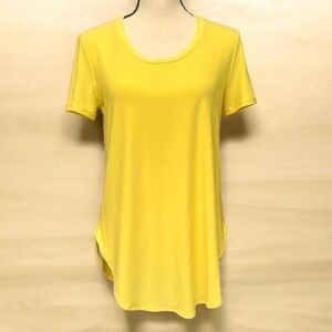 NWT Joseph Ribkoff Women’s Limóncello Blouse Yellow Short Sleeve Top Size US 8